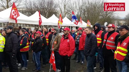 Manifestation des siderurgistes à Hagondange :  "les gens ont la crainte de perdre leur emploi"