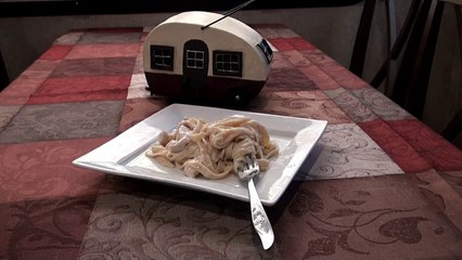 Chicken Fettuccine with Homemade Sauce