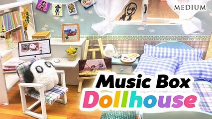 DIY Undertale Toy Dollhouse - Cute Miniature Room With Music Box and Lights!!