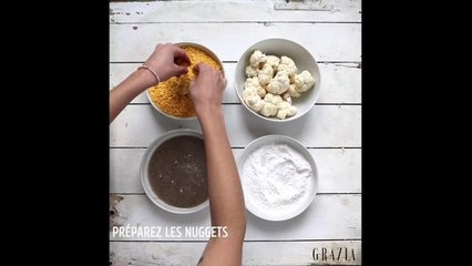 Recette en vidéo : des nuggets de chou fleur