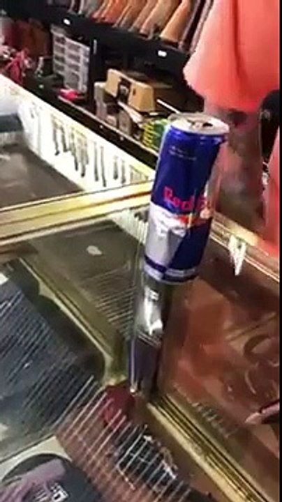 Man Finds A Dead Mouse In His Red Bull!