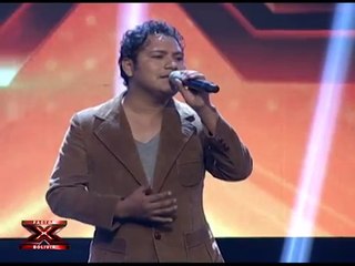 Guisbert Calicho canta con mucho sentimiento en el Factor X Bolivia 2018