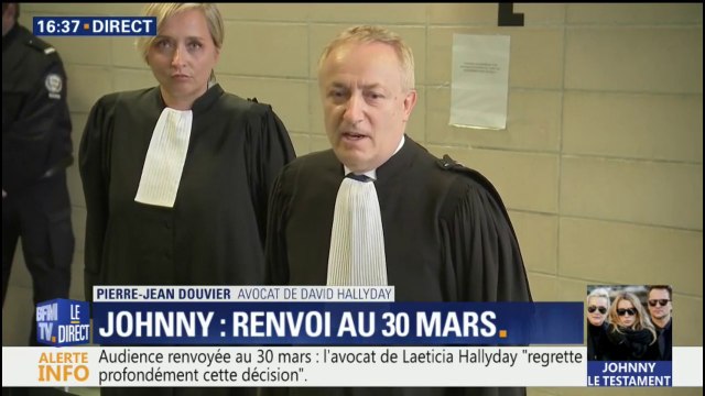 Succession de Johnny : Le trust profite à une seule personne, Læticia Baudou , résume l'avocat de David Hallyday