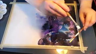 Galaxy Cats painting video