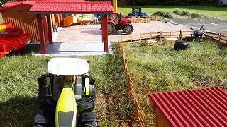 BRUDER RC TRACTORS transport hey to the barn