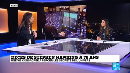 Décès de Stephen Hawking: "C''est quelqu''un qui a réussi à penser au-delà des évidences".