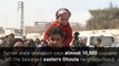 Thousands of civilians flee besieged eastern Ghouta