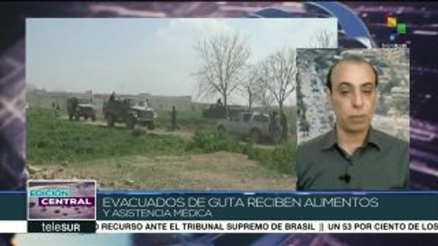 Siria: tregua diaria permite seguir evacuando civiles de Guta Oriental