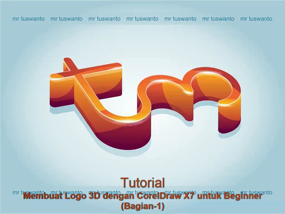 Tutorial Logo 3D dengan Corel Draw X7 untuk Beginner (Bagian-1)