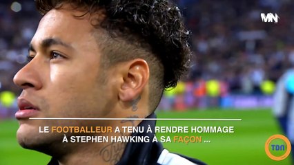 Neymar rend un hommage raté à Stephen Hawking et s'attire les foudres des internautes