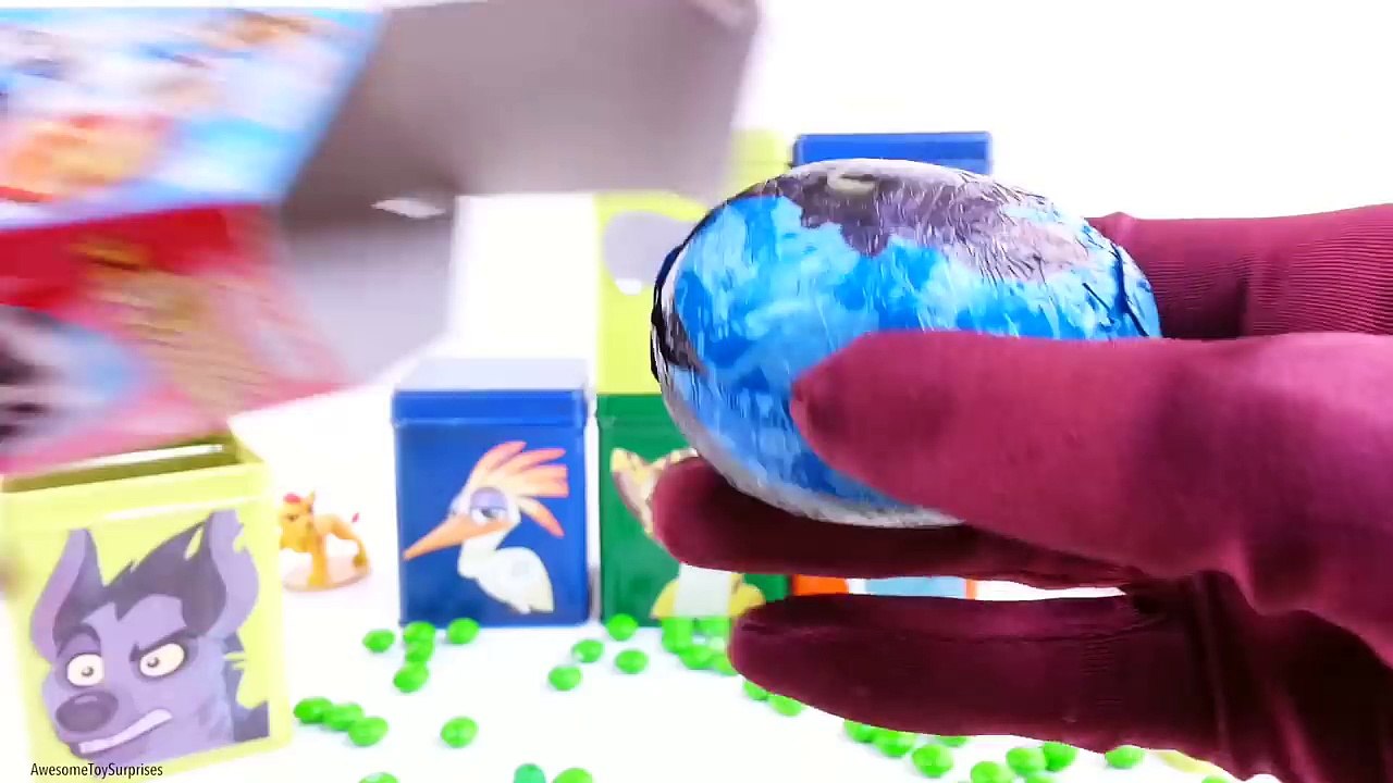 DIY Cubeez Lion Guard Play-Doh Dippin Dots Skittles Toy Surprise Eggs Learn Colors!