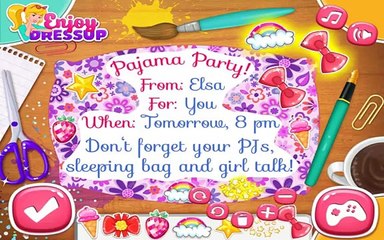 Elsa Royal PJ Party - Disney Princesses Game For Girls