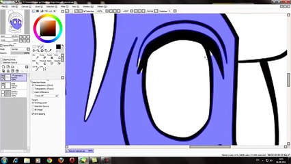 Урок Easy Рaint Tool SAI - Начало покраски МЫШКОЙ