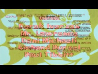 SpongeBob SquarePants - End Credits (Albanian, Season 8)