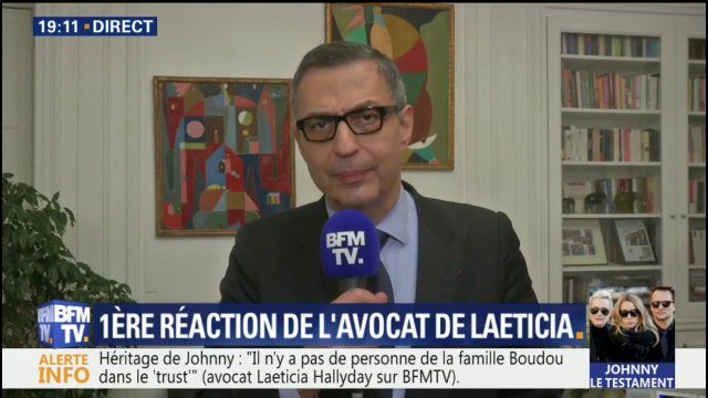 David et Laura déshérités? Ce n'est pas vrai , estime l'avocat de Laeticia Hallyday