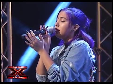 Laura Villagomez cautivó con su espectacular voz al jurado - Factor X Bolivia 2018