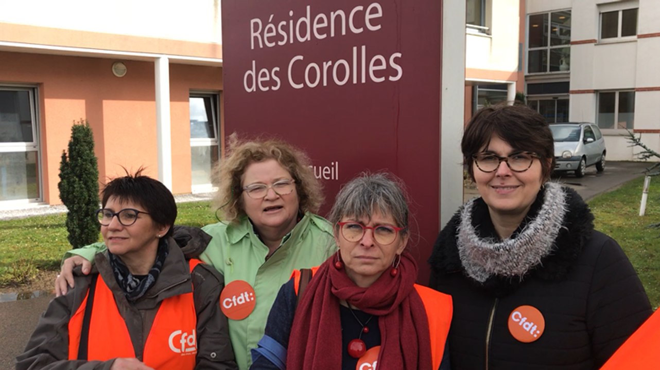 Sandrine Chausson, référente CFDT au centre hos...