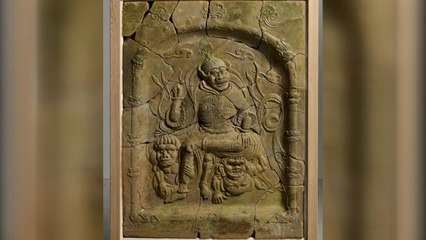 신라 사천왕사 녹유신장상 복원·전시 / YTN