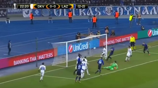 VIDEO - I GOL DI ZAPPULLA DALLO STADIO DI KIEV! DINAMO KIEV-LAZIO 0-2