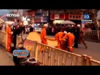 "จีน" หญิงเพี้ยน! เดินร่ายรำบนสายไฟ l ข่าวเปรี้ยงเที่ยงตรง l 14 มี.ค. 59