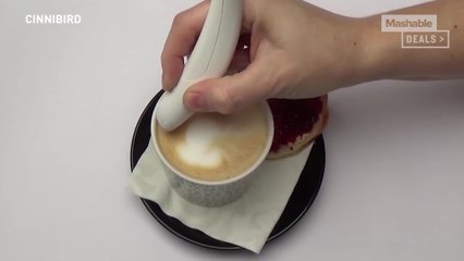 Make Instagram-worthy latte art with this electric spice pen