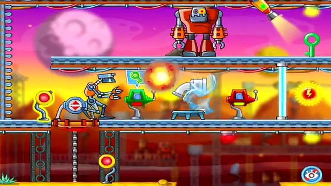 Мультик ИГРА для детей - хитрый РОБОТ РИК. ТРАНСФОРМЕРЫ на чужой ПЛАНЕТЕ. Серия 2