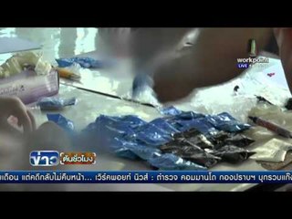 จับชาวม้งขนยาบ้าหมื่นเม็ดด ซุกในอวัยวะเพศ | ข่าวต้นชั่วโมง | 25 มี.ค. 59