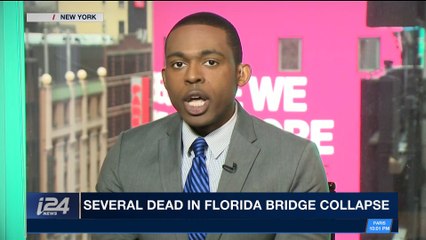 i24NEWS DESK | Several dead in Florida bridge collapse | Thursday, March 15th 2018