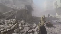 Siria cumple 7 años de guerra con desplazamiento masivo de civiles de Guta