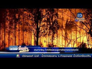 อำนาจเจริญ ไฟป่าไฟม้สวนยูคาฯ  | ข่าวมื้อเช้าสุดสัปดาห์ | 26 มี.ค. 59