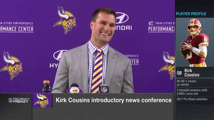 Kirk Cousins' key to longevity? I'm a big fan of the 'chuck-and-duck'
