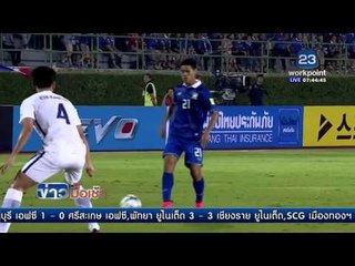 ฟุตบอลอุ่นเครื่อง ทีมชาติไทย   เกาหลีใต้ l ข่าวมื้อเช้า l 28 มี.ค. 59