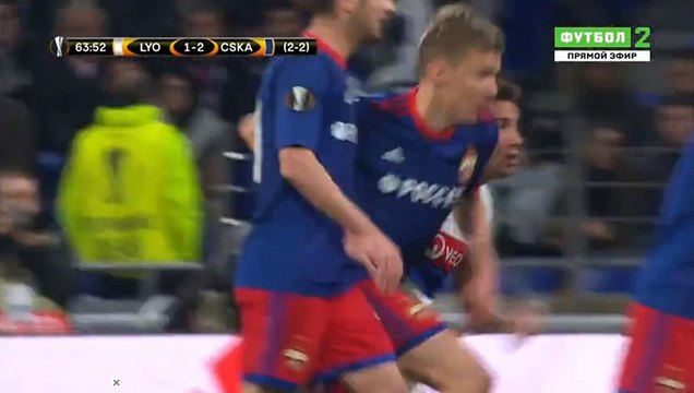 Pontus Wernbloom Goal HD - Lyon 1-3 CSKA Moscow 15.03.2018