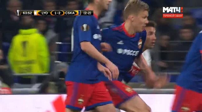 Pontus Wernbloom Goal HD - Lyon	1-3	CSKA Moscow 15.03.2018