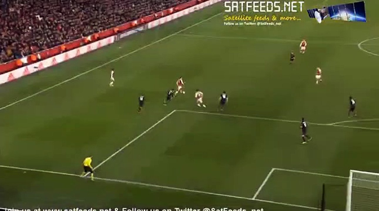 Granit Xhaka Goal -  Arsenal vs AC Milan 2-1 15/03/2018