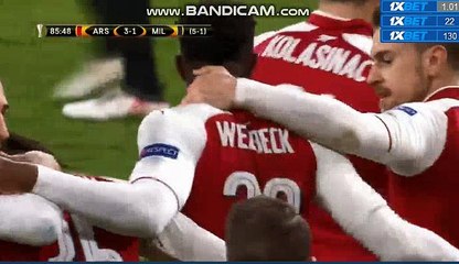 Danny Welbeck Goal - Arsenal 3-1 Milan