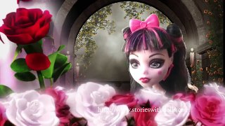 DRACULAURA AND JACKSON FALL IN LOVE - Monster High Dolls and Toys Video The Enchanted Tower
