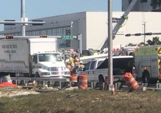 Days After Construction Completes, FIU Pedestrian Bridge Collapses