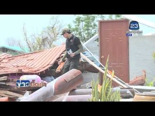 พายุฤดูร้อนถล่ม เสียหายหลายพื้นทิ่ l ข่าวมื้อเช้า l 29 เม.ย. 59