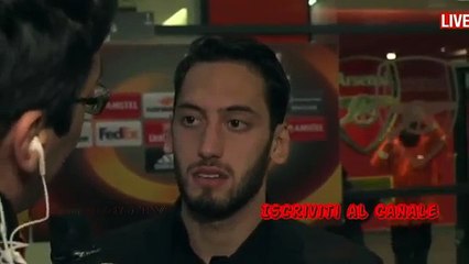 CALHANOGLU io all’Andata non mi sono Buttato ARSENAL MILAN 3-1