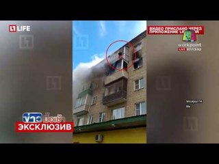 นาทีชีวิต พ่อ-แม่-ลูก โดดหน้าต่างชั้น 5 หนีไฟไหม้ l ข่าวมื้อเช้า l 26 พ.ค. 59