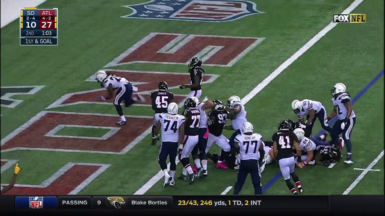 2016 - Gordon powers into end zone for 3-yard TD
