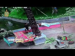 โจรลักตู้บริจาควัดพระธาตุจอมทอง กว่า 2 หมื่น  l ข่าวมื้อเช้า สุดสัปดาห์  05 มิย  59