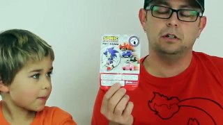 Sonic - Pullbacks Surprise Toy Opening - Blind Balls with Cars