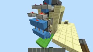 [Minecraft] Механизмы #29:Дверь-воронка 4х4. (New)