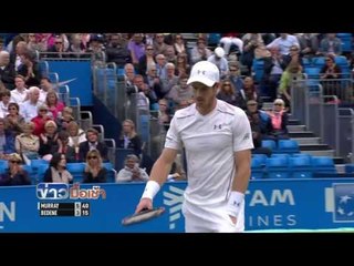 เมอร์เรย์ไล่ทุบรุ่นน้องศึกเอกอน l ข่าวมื้อเช้า l 16 มิ.ย. 59