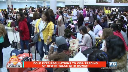 NEWS & VIEWS: DOLE eyes regulations to VISA trading of OFW in talks with Kuwait