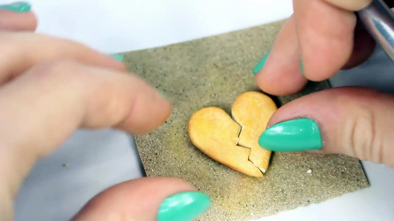 [Tuto FIMO] Biscuit cœur / Best friends charm