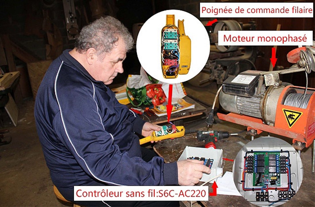 Commande Sans Fil Pour L'ascenseur/L'élévateur Avec Système Télécommande