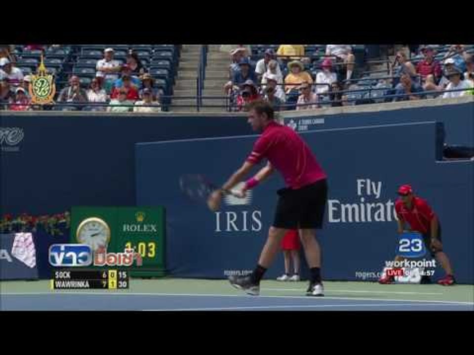 ผล เอทีพี ทัวร์ รายการ “โรเจอร์ส คัพ” ที่ประเทศแคนาดา l ข่าวมื้อเช้า l 29ก.ค.59